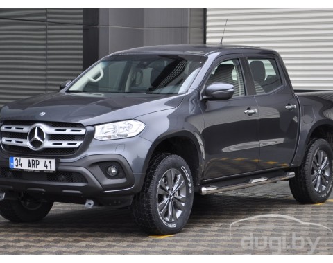 Защита порогов - трубы "Dragos" для X-Class.